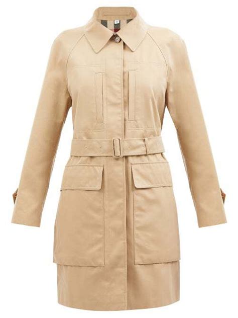 burberry gabardine coat beige|BURBERRY Double.